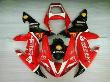 Großhandel R1 2002-2003 Motorrad Vollverkleidung - Rot
