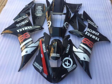 Großhandel R1 2002-2003 Motorrad Verkleidung - Schwarz Weiß