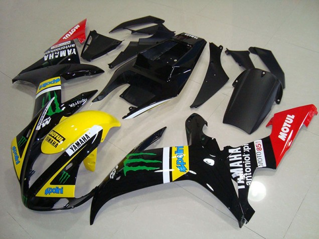 Großhandel R1 2002-2003 Motorrad Verkleidungen - Monster Drink Grafik