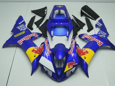 Großhandel R1 2002-2003 Motorrad Verkleidungen - Rot Bull