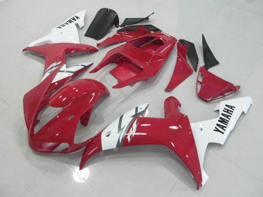 Großhandel R1 2002-2003 Motorrad Verkleidungen - Rot Weiß