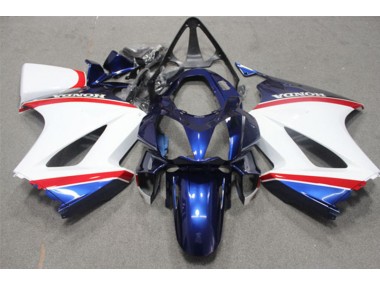 Großhandel VFR 800 2002-2013 Motorrad Verkleidungen - Blau Weiß
