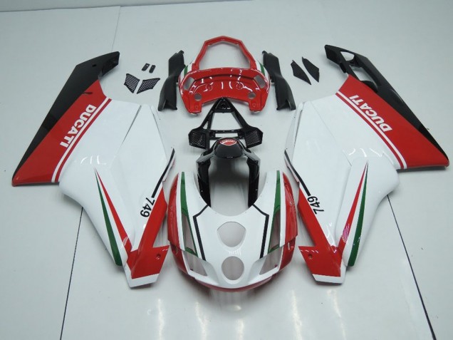 Großhandel Ducati 749 999 2003-2004 Motorrad Verkleidungen - Weiß Rot mit Tail Open Großhandel Ducati 749 999 2003-2004 Motorrad Verkleidungen - Weiß Rot mit Tail Open