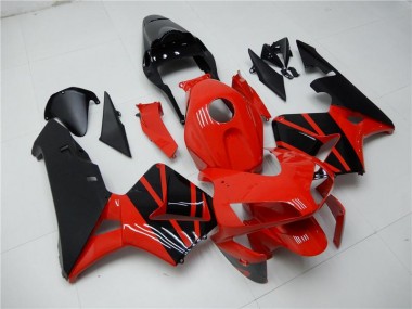 Großhandel CBR 600 RR 2003-2004 Motorrad Verkleidungen Komplett Sets - Rot Schwarz