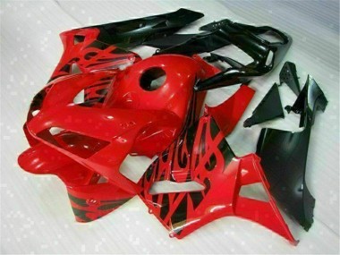 Großhandel CBR 600 RR 2003-2004 Motorrad VollVerkleidungen & Plastik - Rot Schwarz