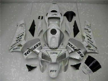 Großhandel CBR 600 RR 2003-2004 Motorrad Verkleidung - Weiß Repsol
