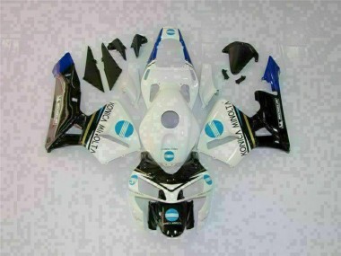 Großhandel CBR 600 RR 2003-2004 Motorrad Vollverkleidung - Weiß Schwarz