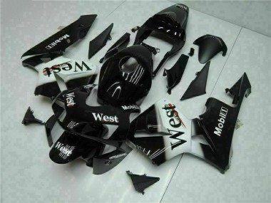 Großhandel CBR 600 RR 2003-2004 Motorrad Verkleidungen - Schwarz West