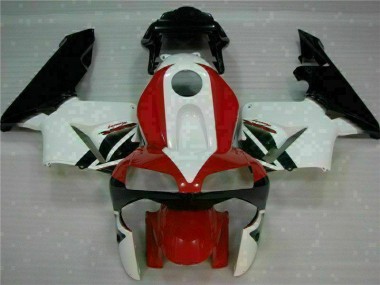 Großhandel CBR 600 RR 2003-2004 Motorrad Verkleidung - Rot Weiß