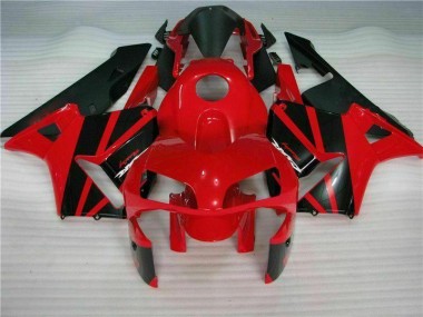 Großhandel CBR 600 RR 2003-2004 Motorrad Vollverkleidung - Rot Schwarz
