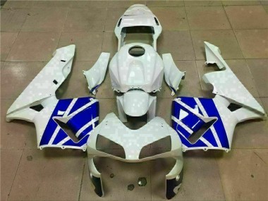 Großhandel CBR 600 RR 2003-2004 Motorrad Verkleidung - Weiß Blau