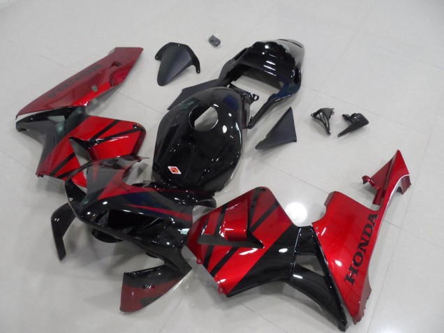 Großhandel CBR 600 RR 2003-2004 Motorrad Verkleidungen - Schwarz Candy Rot Großhandel CBR 600 RR 2003-2004 Motorrad Verkleidungen - Schwarz Candy Rot