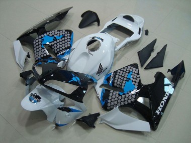 Großhandel CBR 600 RR 2003-2004 Motorrad Verkleidungen - Weiß Schwarz Blau