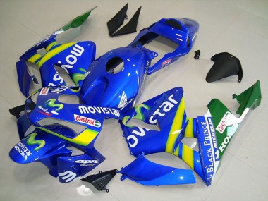 Großhandel CBR 600 RR 2003-2004 Motorrad Verkleidung - Movistar