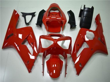 Großhandel ZX6R 2003-2004 Motorrad Verkleidungen - Rot