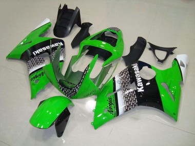 Großhandel ZX6R 2003-2004 Motorrad Verkleidungen - Grün Nakano