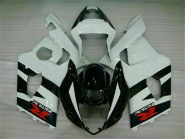 Großhandel GSXR 1000 K3 2003-2004 Motorrad Vollverkleidung - Weiß Schwarz