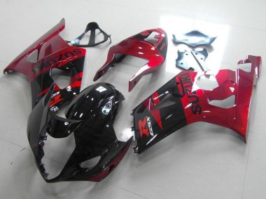 Großhandel GSXR 1000 K3 2003-2004 Motorrad Verkleidung - Schwarz Rot