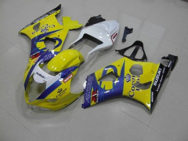 Großhandel GSXR 1000 K3 2003-2004 Motorrad Verkleidungen - Gelb Corona