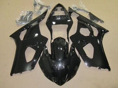 Großhandel GSXR 1000 K3 2003-2004 Motorrad Verkleidungen & Plastik - Glänzend Schwarz