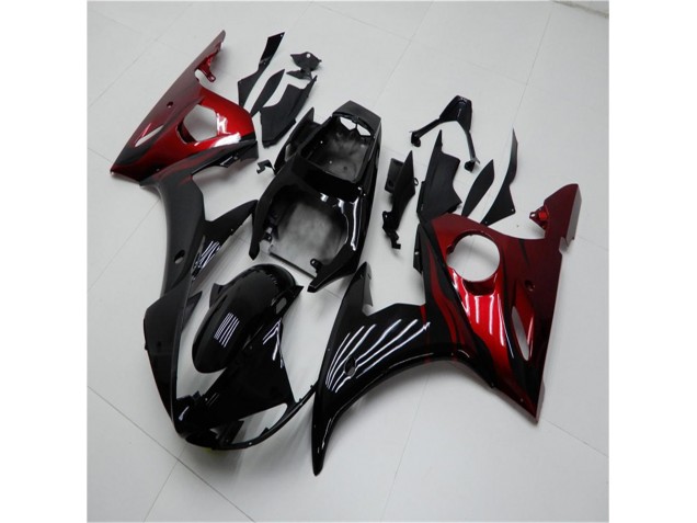Großhandel R6 2003-2005 Motorrad Verkleidungen - Schwarz Rot Großhandel R6 2003-2005 Motorrad Verkleidungen - Schwarz Rot