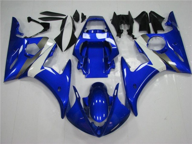 Großhandel R6 2003-2005 Motorrad Vollverkleidung - Blau Weiß Großhandel R6 2003-2005 Motorrad Vollverkleidung - Blau Weiß