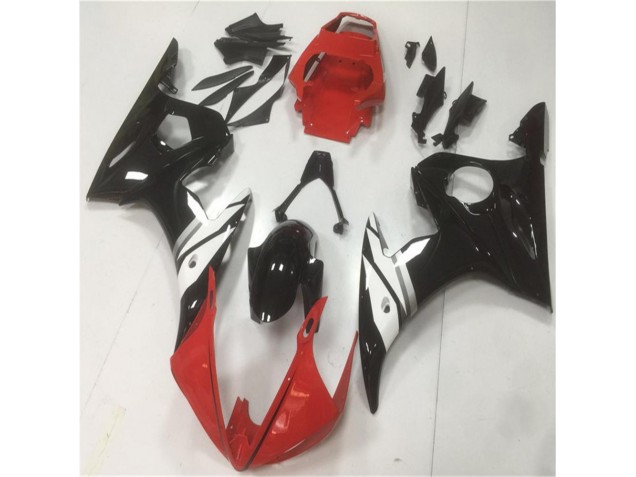 Großhandel R6 2003-2005 Motorrad Verkleidungen - Rot Schwarz Weiß Großhandel R6 2003-2005 Motorrad Verkleidungen - Rot Schwarz Weiß