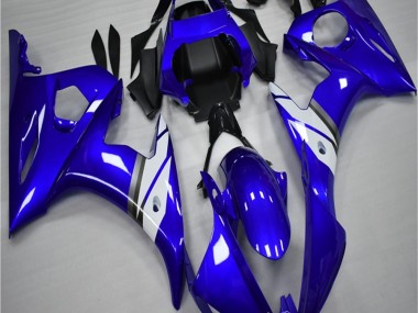 Großhandel R6 2003-2005 Motorrad Verkleidung - Blau Weiß