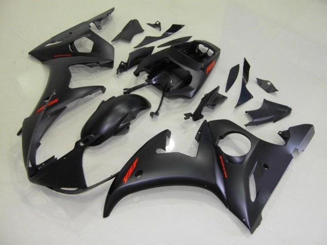 Großhandel R6 2003-2005 Motorrad Verkleidungen - Matt Schwarze und rote Aufkleber Großhandel R6 2003-2005 Motorrad Verkleidungen - Matt Schwarze und rote Aufkleber