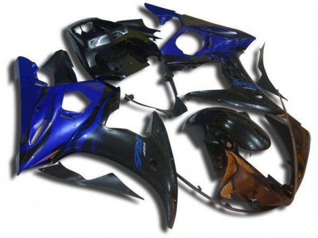 Großhandel R6 2003-2005 Motorrad Verkleidungen - Blau Flamme