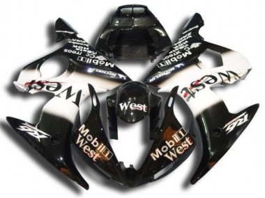 Großhandel R6 2003-2005 Motorrad Verkleidungen - Schwarz Mobil West
