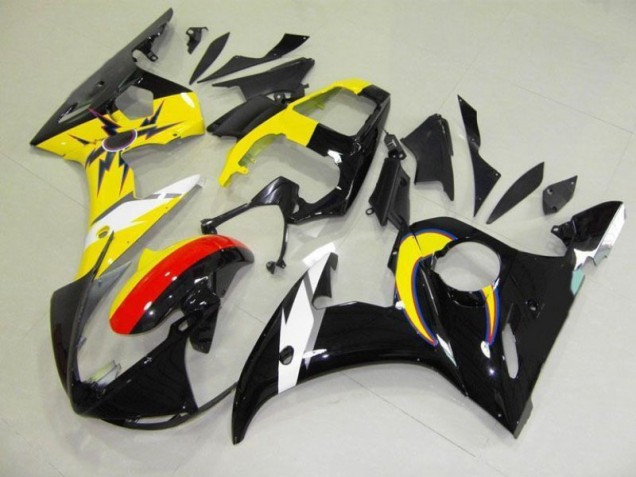 Großhandel R6 2003-2005 Motorrad Verkleidungen - Mond Schwarz Gelb Großhandel R6 2003-2005 Motorrad Verkleidungen - Mond Schwarz Gelb