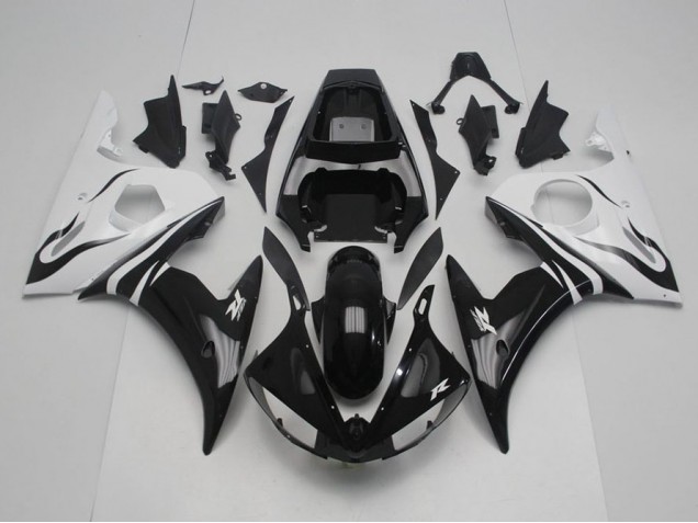 Großhandel R6 2003-2005 Motorrad Verkleidung - Schwarz Weiß Großhandel R6 2003-2005 Motorrad Verkleidung - Schwarz Weiß