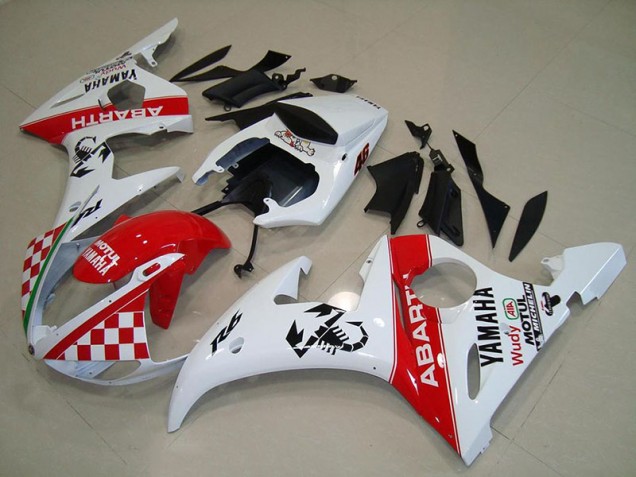 Großhandel R6 2003-2005 Motorrad Verkleidung - Rot Weiß Großhandel R6 2003-2005 Motorrad Verkleidung - Rot Weiß