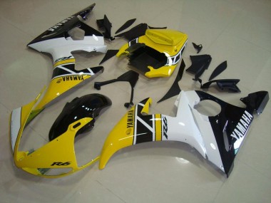 Großhandel R6 2003-2005 Motorrad Verkleidungen - Gelb Anniversary