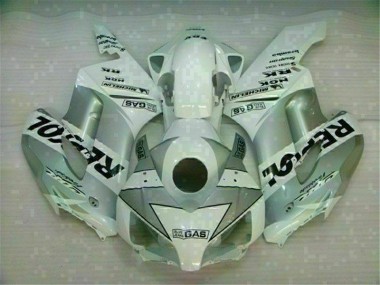 Großhandel CBR 1000 RR 2004-2005 Motorrad Verkleidungen - Weiß Silber Repsol