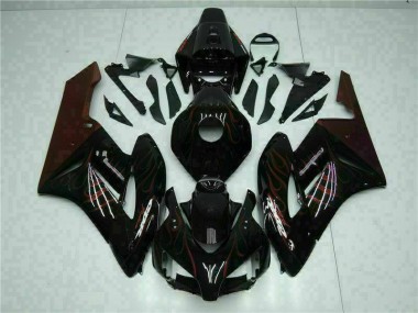 Großhandel CBR 1000 RR 2004-2005 Motorrad Verkleidungen - Rot Flamme