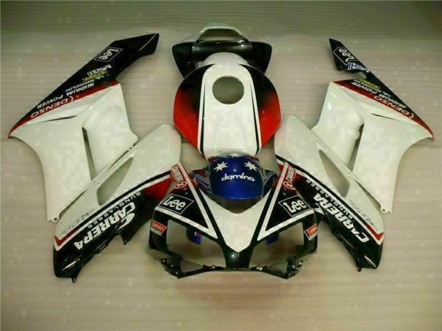 Großhandel CBR 1000 RR 2004-2005 Motorrad Verkleidungen & Plastik - Weiß Schwarz Großhandel CBR 1000 RR 2004-2005 Motorrad Verkleidungen & Plastik - Weiß Schwarz