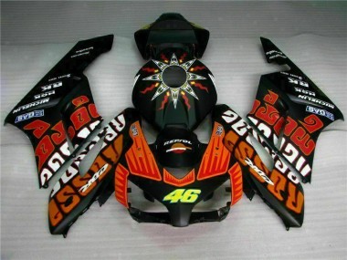 Großhandel CBR 1000 RR 2004-2005 Motorrad Verkleidungen - Schwarz Orange