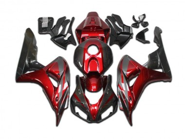 Großhandel CBR 1000 RR 2004-2005 Motorrad Verkleidungen - Candy Rot Grau Schwarz