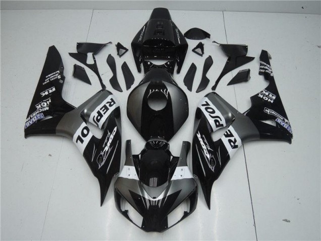 Großhandel CBR 1000 RR 2004-2005 Motorrad Verkleidung - Grau Schwarz Repsol