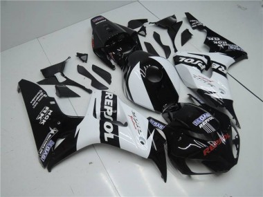 Großhandel CBR 1000 RR 2004-2005 Motorrad Verkleidungen - Weiß Repsol Schwarz