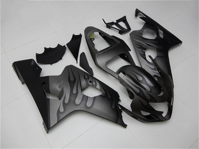 Großhandel GSXR 600 / 750 K4 2004-2005 Motorrad Verkleidungen - Schwarz Grau Großhandel GSXR 600 / 750 K4 2004-2005 Motorrad Verkleidungen - Schwarz Grau