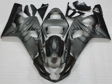 Großhandel GSXR 600 / 750 K4 2004-2005 Motorrad Verkleidungen - Schwarz Grau