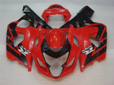 Großhandel GSXR 600 / 750 K4 2004-2005 Motorrad Verkleidung - Rot Schwarz