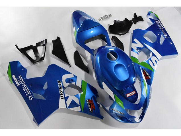 Großhandel GSXR 600 / 750 K4 2004-2005 Motorrad Verkleidungen - Blau Weiß Großhandel GSXR 600 / 750 K4 2004-2005 Motorrad Verkleidungen - Blau Weiß