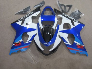 Großhandel GSXR 600 K4 2004-2005 Motorrad Verkleidung - Blau Weiß