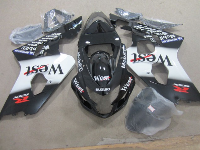 Großhandel GSXR 600 K4 2004-2005 Motorrad Verkleidungen - Schwarz West Großhandel GSXR 600 K4 2004-2005 Motorrad Verkleidungen - Schwarz West