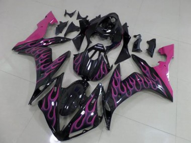 Großhandel R1 2004-2006 Motorrad Verkleidungen - Rosa Flamme