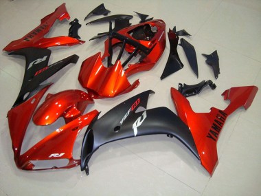 Großhandel R1 2004-2006 Motorrad Verkleidungen - Rot Matt Schwarz